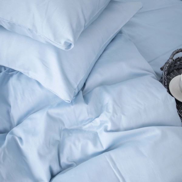 Фото - Комплект постільної білизни MirSon 175x210 см Royal Soft 0842 Light Blue (2200008069179)